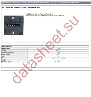 E6B628GM datasheet  